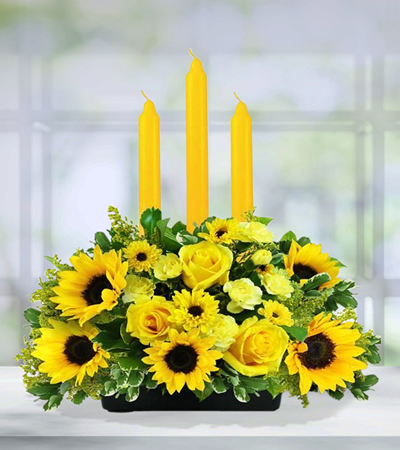 Sun Flower Candles